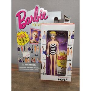 1995 Mattel First Barbie Keychain by Basic Fun New in Near Perfect Box